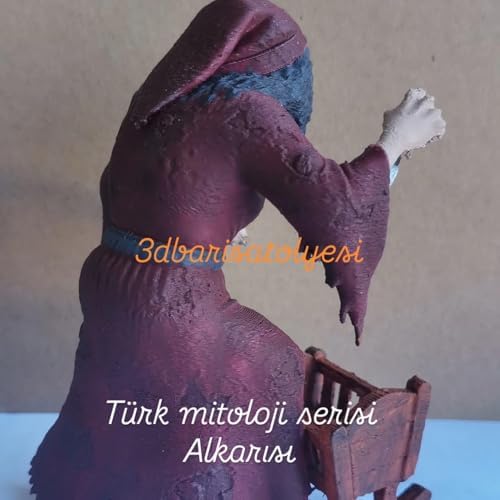Alternative view of Türk Mitolojisi Serisi Alkarısı 3d Figür