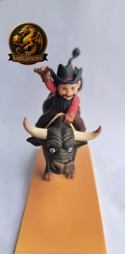 Alternative view of 3d Boğa Rodeocusu Figürü