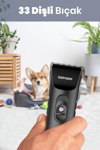Alternative view of Animalpro Şarj Standlı LED Ekranlı Kedi Köpek Tıraş Makinesi, 11'i 1 Arada, Kablosuz/Kablolu, 3 Hız Seçeneği, LCD Gösterge, 4 Tarak (3-12mm)
