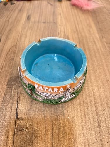 Alternative view of Patara Antik Kent Dekoratif Küllük, Turkuaz ve Turuncu Renkli, Seramik, El Yapımı, Tarihi Tema