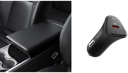 Model Y (2024-2023) & Model 3 (2023) Kol Dayama (Kolçak) Koruyucu Kılıf TO240 - ACP06042 30W USB-C Araç içi Hızlı Şarj Aleti