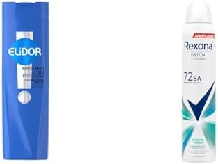 Alternative view of Elidor Şampuan ve Saç Bakım Kremi Kepeğe Karşı Etkili 400 ml + Rexona Kadın Sprey Deodorant Shower Fresh 72 Saat Kesintisiz Üstün Koruma 200 ml