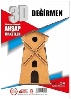 Alternative view of Alsa 3D Ahşap Yap Boya Değirmen, 44567812373