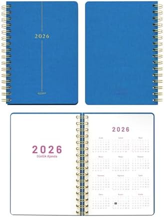 2026 Mavi Ajanda (Bez Ciltli) - Ceyda Düvenci