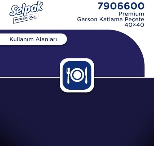 Alternative view of Selpak Professional Garkat Peçete, 40x40, Beyaz
