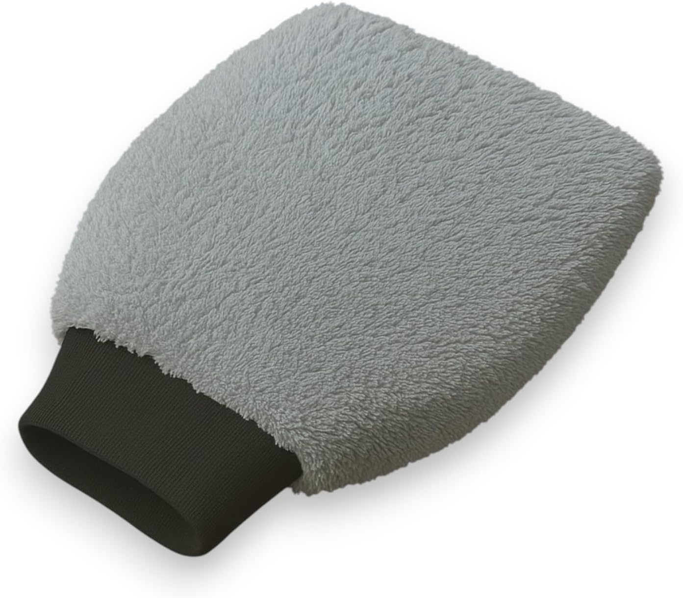 Alternative view of Ultra Kalın Mikrofiber Oto Araba Yıkama Kurulama Havlusu, Orta Boy Çift Katlı Araç Kurutma ve Torpido Silme Bezi (Gri)