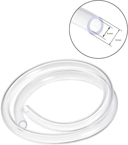 Dyzer Gıda Uyumlu Silikon Hortum - Şarjlı Damacana Su Pompasına uygun - 55CM (6mm X 8mm)