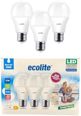 12W LED Ampul 3’lü Paket | 1521 Lümen, 6500K Beyaz Işık, 100W Eşdeğer, E27 Duy, Enerji Tasarruflu, 220V, Dim Edilemez