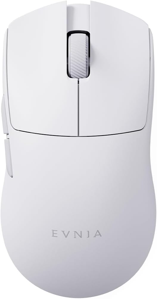 EVNIA Serisi SPK9718 Kablosuz Bluetooth Dual Mod 30000DPI 6 Tuşlu Optik Oyuncu Mouse Beyaz