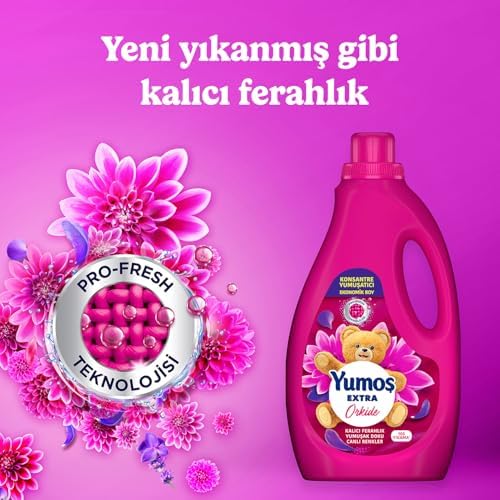 Yumoş Konsantre Çamaşır Yumuşatıcısı Orkide 2520 ml