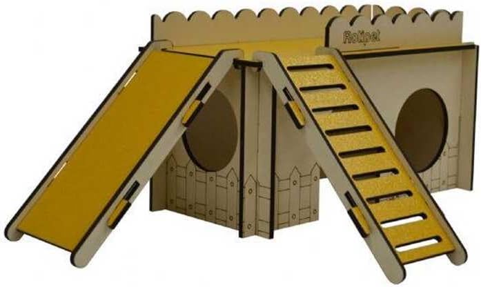 Rotipet Hamster Evi 20x11x10 cm (Sarı)