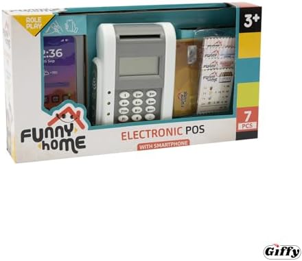 Oyuncak Sesli Pos Cihazı Full Fonksiyon Eğitici Öğretici Bol Efektli Aktivite Minik Marketçiler