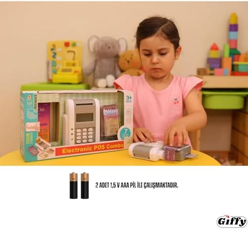 Alternative view of Oyuncak Sesli Pos Cihazı Full Fonksiyon Eğitici Öğretici Bol Efektli Aktivite Minik Marketçiler