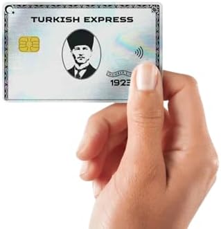 Alternative view of TURKISH EXPRESS Kart Kaplama Hologramlı Kart Etiketi (Yüksek Kaliteli Baskı)
