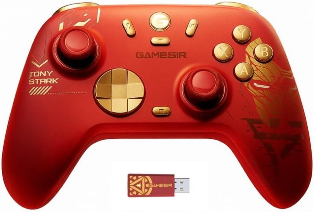 2 Lite Hall Effect 2.4g Controller Iron man Edition Switch 2, Windows PC,,Ios