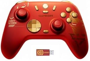 Alternative view of 2 Lite Hall Effect 2.4g Controller Iron man Edition Switch 2, Windows PC,,Ios