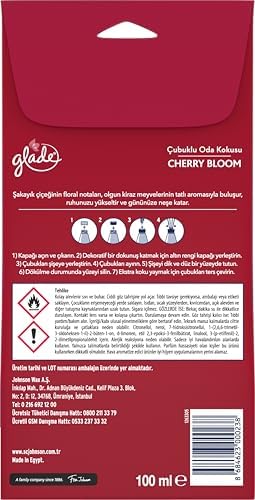 Glade Çubuklu Oda Kokusu Cherry Bloom 100 ml