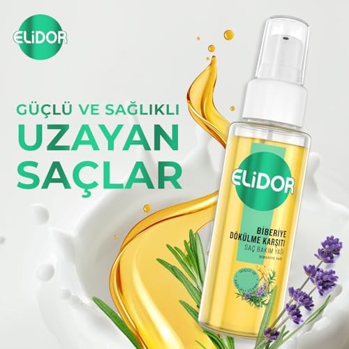 Alternative view of Elidor Saç Bakım Yağı Biberiye Dökülme Karşıtı 80 ml