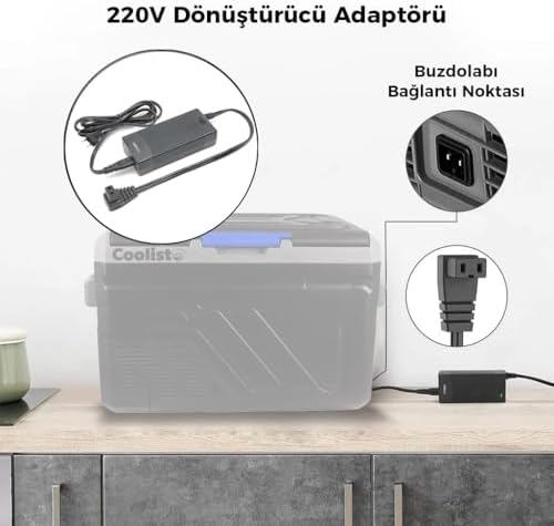 Alternative view of CLTACDC Kompresörlü Araç Buzdolapları İçin 220Volt/12Volt 6,0Ah Dönüştürücü Adaptör