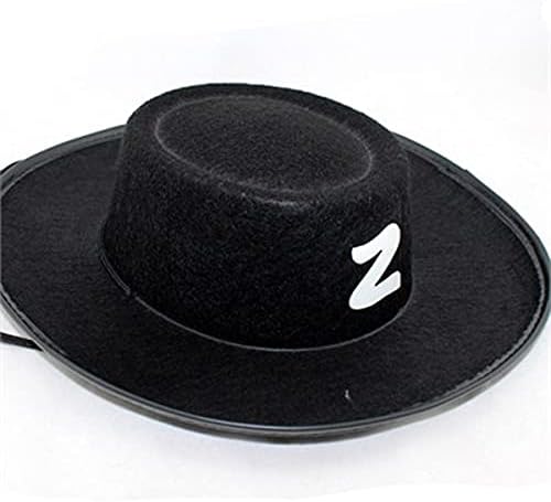 Alternative view of chermik Zorro Şapkası Çocuk, Standart, Zorro Şapkası, Siyah, Üniseks