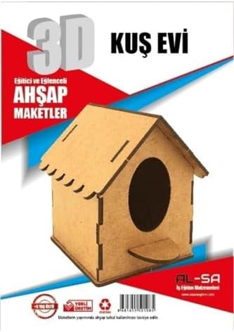 Alternative view of Alsa İş Teknik 3D Ahşap Kuş Evi, 123578