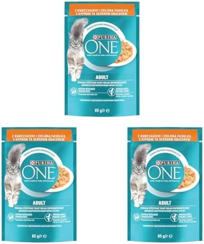 Alternative view of PURINA ONE Tavuklu Yaş Kedi Maması 85 Gram (3 paketi)