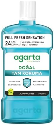 Agarta Ağız Bakım Suyu Tam Koruma Alkolsüz 500 ml
