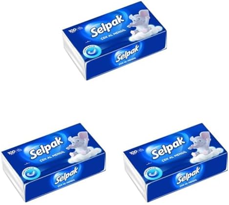 Selpak Çek Al Mendil Yumuşacık 100 Yaprak (3 paketi)