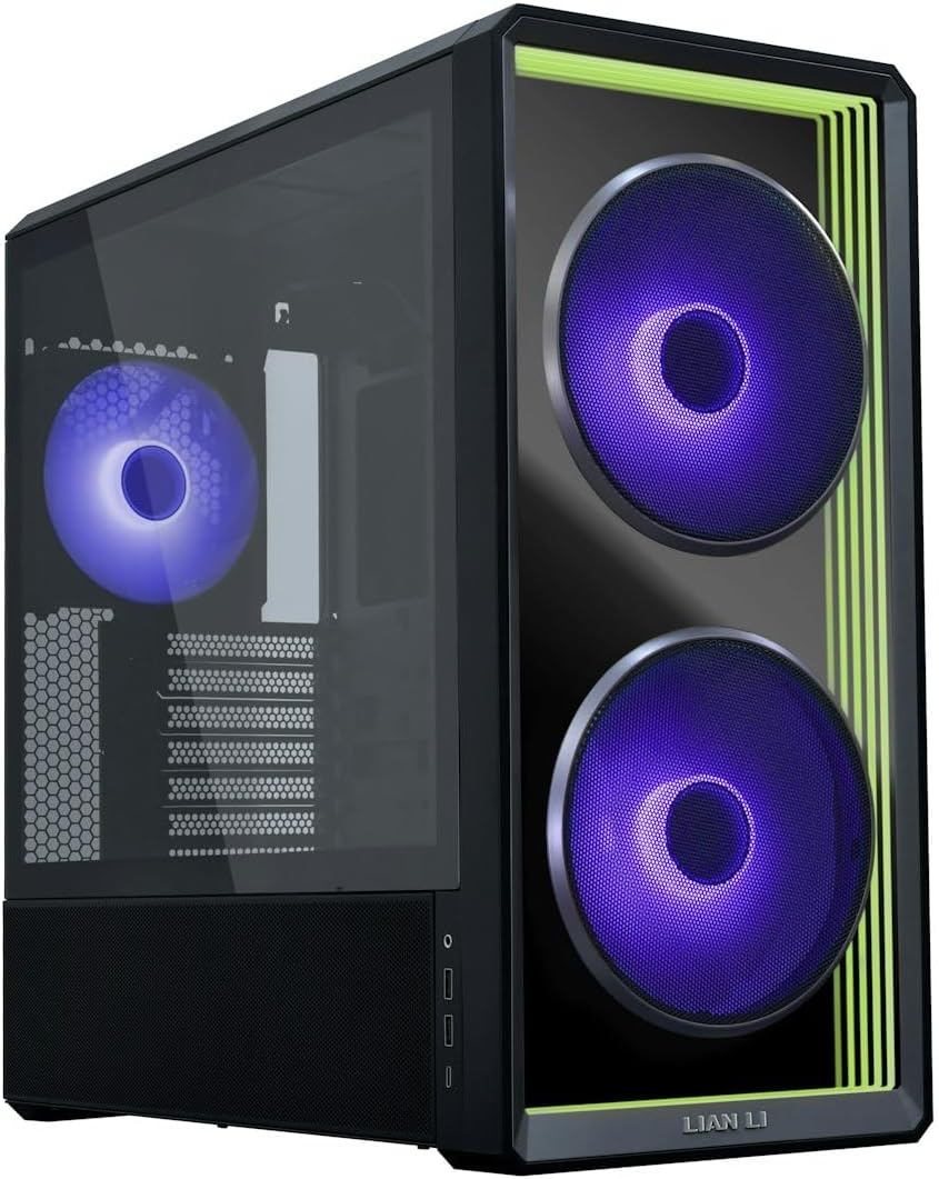 Alternative view of Li Lancool 217 INF Siyah E-ATX Mid-Tower Kasa (G99.LAN217INFX.00)