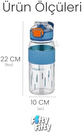 Alternative view of 550 ML Rahat İçim (Pipetsiz) Taşıma Kulplu Çocuk Su Matarası -VGN3001ML550