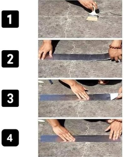 Alternative view of 5cm x 2 Mt Yüksek Sıcaklık Dayanan Su Geçirmez Alüminyum Folyo Çamur Bant, Çatı Duvar Çatlak Onarıcı Yalıtım, 2 Metre, Boru Yalıtımı, Yalıtım Bandı, Panel Yalıtımı (2 METRE)