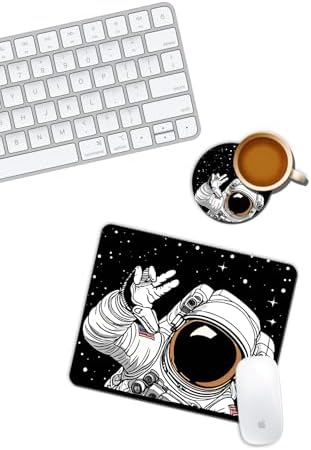 Alternative view of Astronot ve Uzay Temalı Mouse Pad ve Bardak Altlığı Set