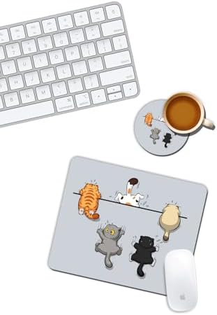Alternative view of Yaramaz Kediler Mouse Pad ve Bardak Altlığı Set
