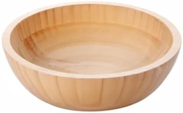 Alternative view of Doğal Bambu Salata Kasesi – 20cm & 25cm Çap Seçenekli El Yapımı Derin Ahşap Servis ve Karıştırma Kasesi | Meyve, Makarna, Çerez Sunumu | Çevre Dostu Mutfak ve Sofra Aksesuarı (BÜYÜK BOY)