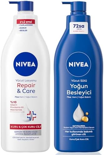 Alternative view of Besleyici Vücut Sütü 400ml ve Repair&Care Nemlendirici Losyon 400ml, Rahatlatıcı, Kuru Cilt