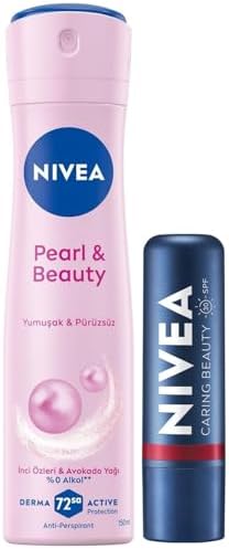 Spf30 Güneş Koruyucu Nemlendirici Kırmızı Renkli Dudak Kremi Ve Sprey Deodorant Pearl&beauty 150ml