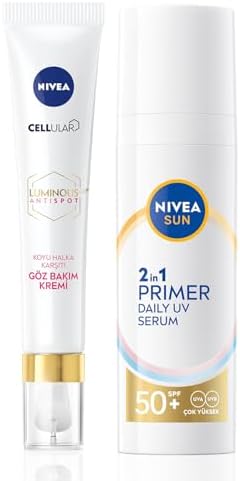 Alternative view of SUN SPF50 Güneş Koruyucu Nemlendirici Makyaj Bazı 30ml ve Luminous630 Koyu Halka Karşıtı Göz Kremi