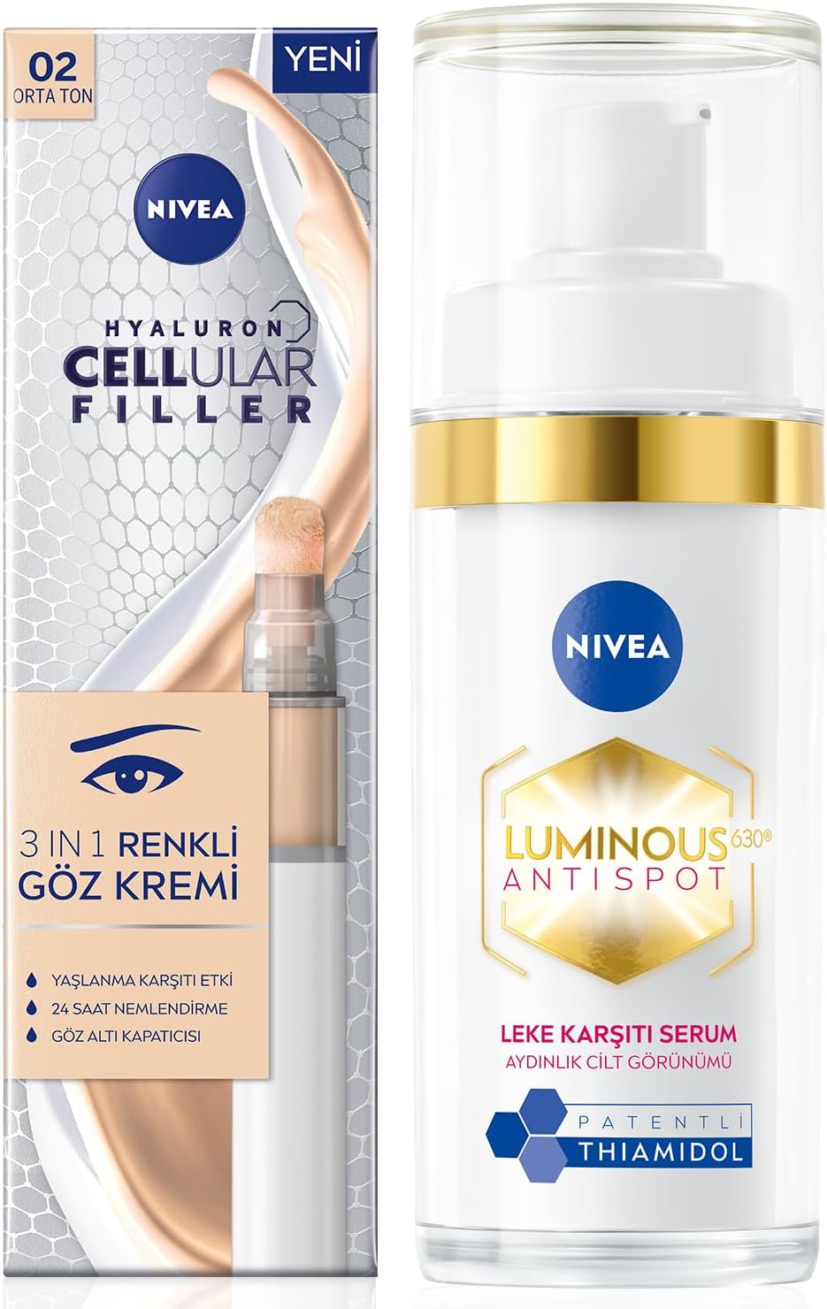 Alternative view of SUN SPF50 Güneş Koruyucu Primer Nemlendirici Makyaj Bazı 30ml ve Micellar Makyaj Temizleme Suyu400ml
