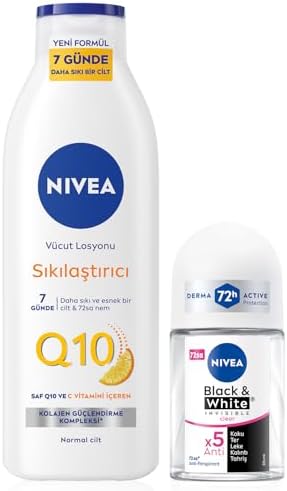 Alternative view of Q10 Sıkılaştırıcı Vücut Losyonu 250ml ve Kadın Roll-on Deodorant & Invisible Clear 2