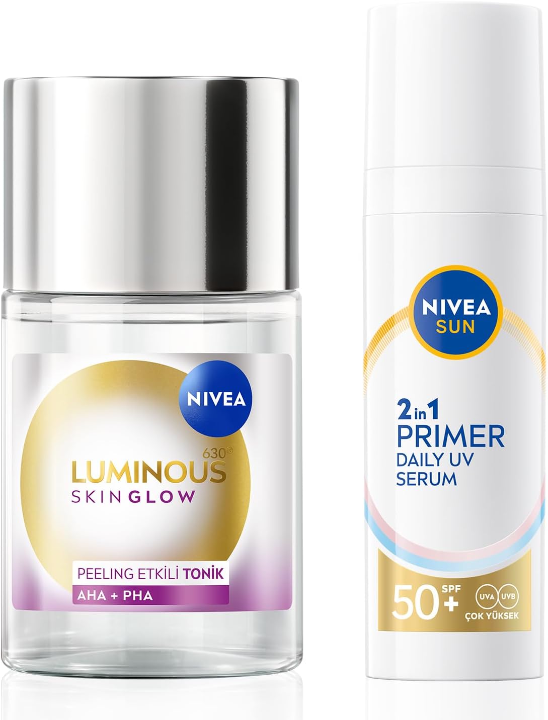 Alternative view of SUN SPF50 Primer Nemlendirici Makyaj Bazı 30ml ve Luminous630 Skin Glow Peeling Etkili Tonik 100ml
