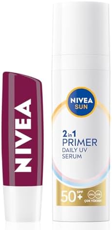 Alternative view of SUN SPF50 Primer Nemlendirici Makyaj Bazı 30ml ve Böğürtlen Nemlendirici Dudak Kremi ve Parlatıcısı