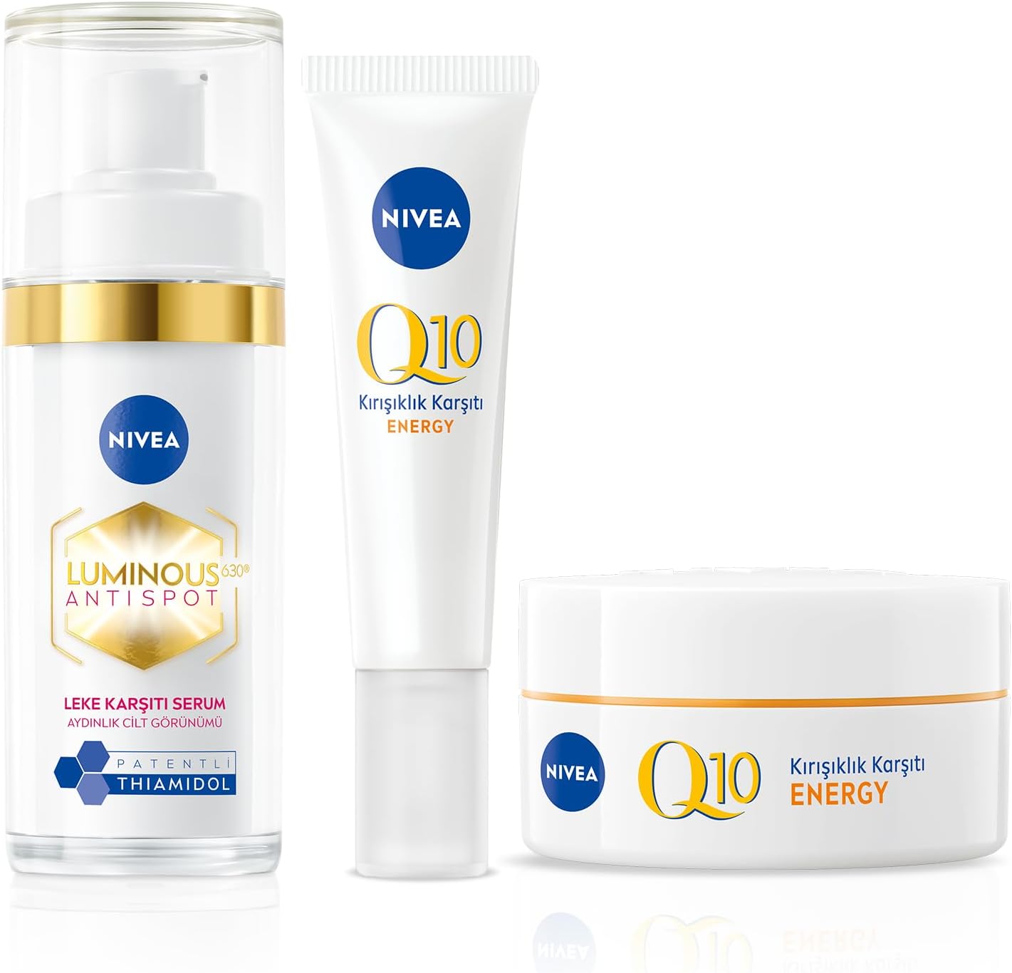 Alternative view of SPF15 Q10 Energy Gündüz Kremi 50ml, Luminous630 Thiamidol Etkili Leke Karşıtı Serum 30ml ve Göz Krem