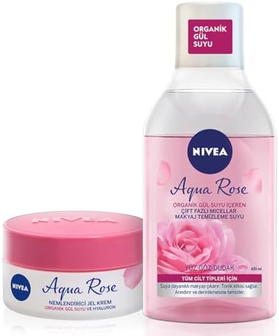 Alternative view of Aqua Rose Gül Suyu Çift Fazlı Micellar Makyaj Temizleme Suyu 400ml ve Nemlendirici Jel Krem 50ml