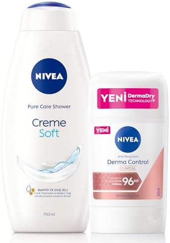 Alternative view of Creme Soft Duş Jeli 750ml Ve Stick Deodorant Derma Control Clinical 50ml, 96 Saat Anti-perspirant