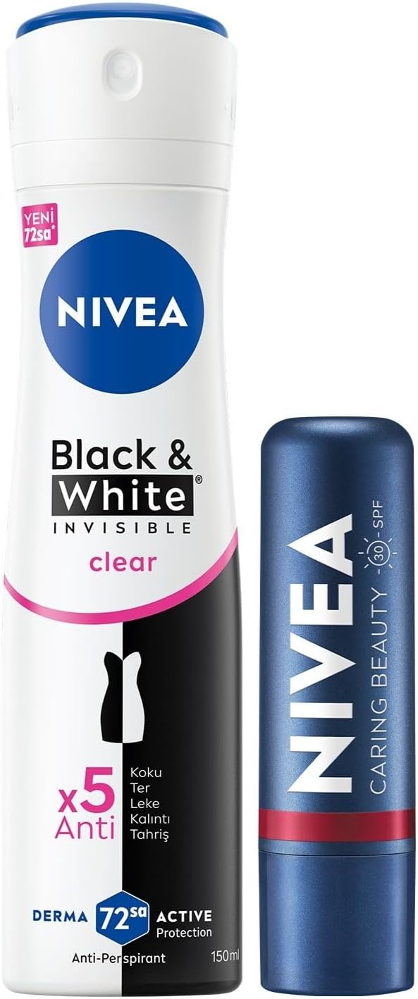 Alternative view of Spf30 Nemlendirici Kırmızı Dudak Kremi Ve Kadın Sprey Deodorant &white Invisible Clear 150ml