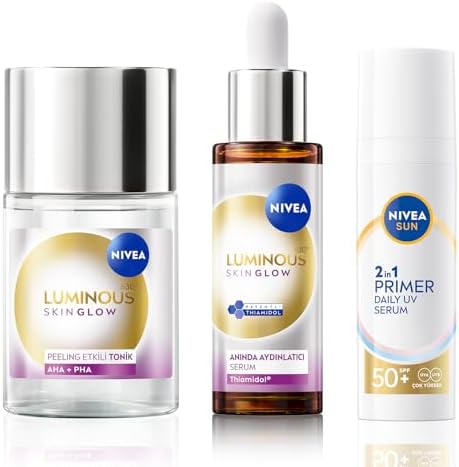 Alternative view of SUN SPF50 Primer Nemlendirici Makyaj Bazı 30ml, Luminous630 Skin Glow Cilt Serum 30ml ve Tonik 100ml