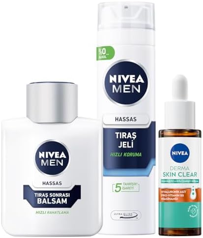 Alternative view of MEN Erkek Tıraş Sonrası Balsam 100ml,Derma Skin Clear Karşıtı Serum 30ml ve Tıraş Jeli 200ml
