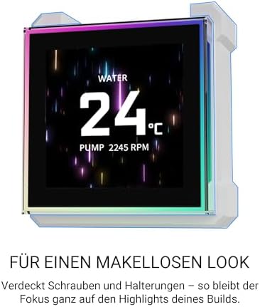 Li HydroShift II LCD-S 360N FANSIZ Beyaz Sivi Sogutucu