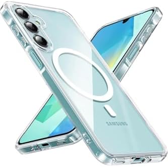 - Galaxy A17 ile uyumlu 5g Kılıf ile uyumlu Kablosuz Şarj Destekli Sert Silikon Şeffaf Kapak