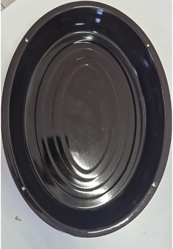 Alternative view of 28 cm Oval Siyah Parlak Tepsi – Dayanıklı, Şık, Fırın ve Servis Kullanımına Uygun